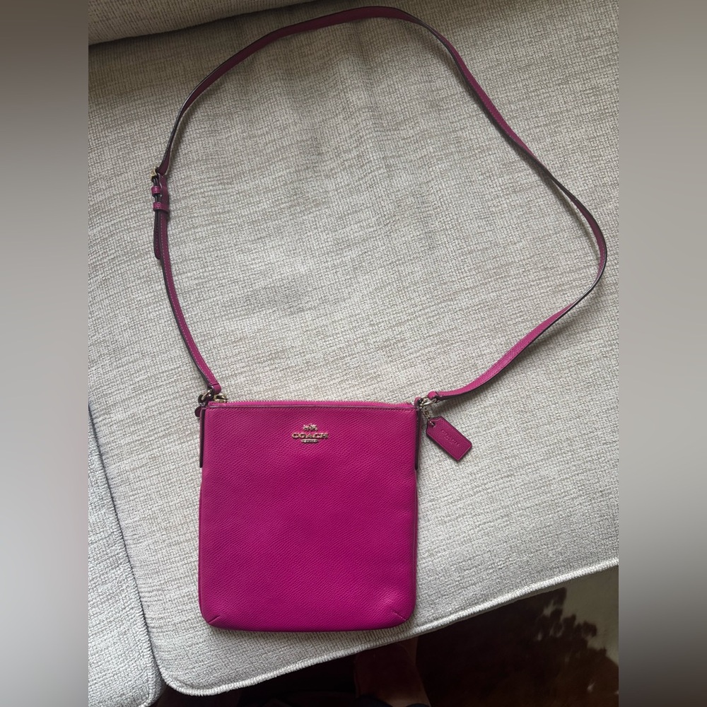 Coach Fuchsia Crossbody Bag